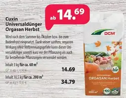 Kiebitzmarkt Cuxin Universaldünger Orgasan Herbst Angebot