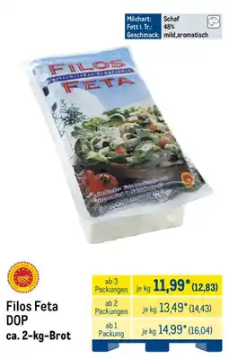 METRO Filos Feta DOP Angebot