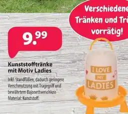 Kiebitzmarkt Kunststofftränke mit Motiv Ladies Angebot