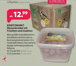 Kiebitzmarkt KIEBITZMARKT Meisenknödel mit Früchten und Insekten Angebot