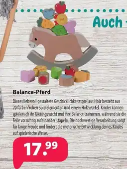 Kiebitzmarkt Balance-Pferd Angebot