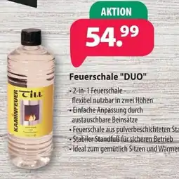 Kiebitzmarkt Feuerschale "DUO" Tilt Angebot