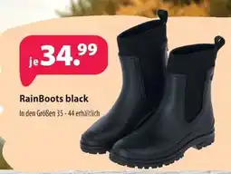 Kiebitzmarkt RainBoots black Angebot