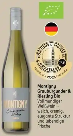 Rossmann Montigny Grauburgunder & Riesling Bio Angebot