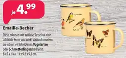Kiebitzmarkt Emaille-Becher Angebot