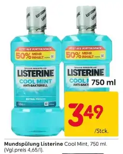 Rusta Mundspülung Listerine Cool Mint Angebot