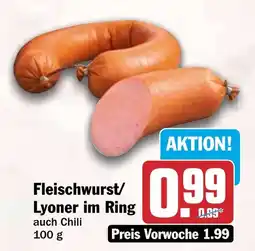 HIT Fleischwurst/Lyoner im Ring Angebot