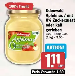 HIT Odenwald Apfelmus Angebot