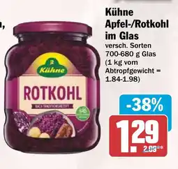 HIT Kühne Apfel-/Rotkohl Angebot