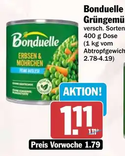 HIT Bonduelle Grüngemüse Angebot
