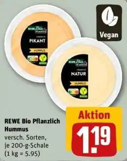 REWE REWE Bio Pflanzlich Hummus Angebot