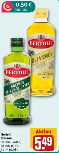 REWE Bertolli Olivenöl Angebot