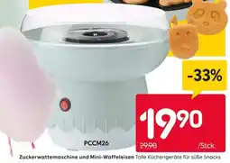 Rusta Zuckerwattemaschine und Mini-Waffeleisen Angebot