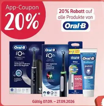 Rossmann Oral-B Produkte Angebot