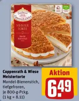 REWE Coppenrath & Wiese Meistertorte Mandel-Bienenstich Angebot