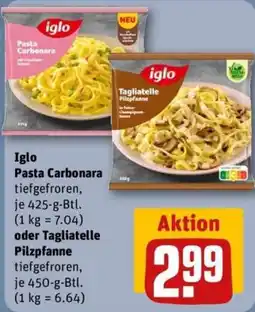 REWE Iglo Pasta Carbonara Angebot