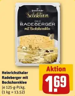 REWE Heinrichthaler Radeberger mit Bockshornklee Angebot