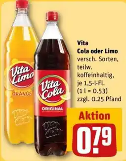 REWE Vita Cola oder Limo Angebot
