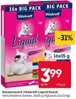 Rusta Katzensnack Vitakraft Liquid Snack Angebot