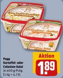 REWE Popp Kartoffel- oder Coleslaw-Salat Angebot