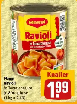 nahkauf Maggi Ravioli in Tomatensauce Angebot