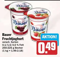 HIT Bauer Fruchtjoghurt Angebot