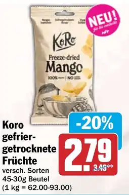 HIT Koro gefrier-getrocknete Früchte Angebot