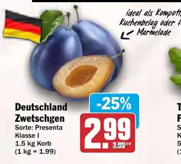 HIT Deutschland Zwetschgen Angebot