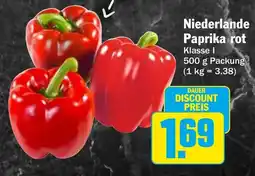 HIT Niederlande Paprika rot Angebot