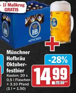 HIT Münchner Hofbräu Oktoberfestbier Angebot