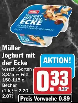 HIT Müller Joghurt mit der Ecke Angebot