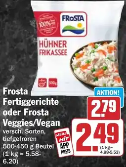 HIT Frosta Fertiggerichte oder Frosta Veggies/Vegan Angebot