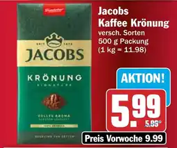 HIT Jacobs Kaffee Krönung Angebot