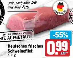 HIT Deutsches frisches Schweinefilet Angebot