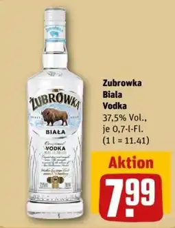 REWE Zubrowka Biala Vodka Angebot