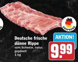 HIT Deutsche frische dünne Rippe Angebot
