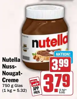 HIT Nutella Nuss-Nougat-Creme Angebot