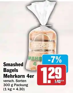 HIT Smashed Bagels Mehrkorn Angebot