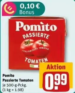 REWE Pomito Passierte Tomaten Angebot