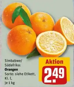 REWE Orangen Angebot
