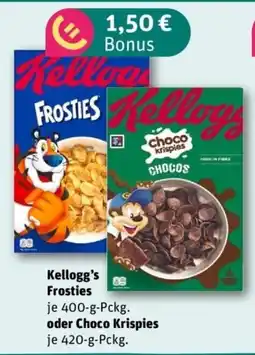 REWE Kellogg's Frosties oder Choco Krispies Angebot