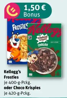 nahkauf Kellogg's Frosties oder Choco Krispies Angebot