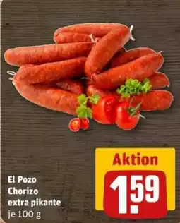 REWE El Pozo Chorizo extra pikante Angebot