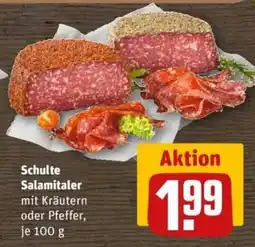 REWE Schulte Salamitaler Angebot