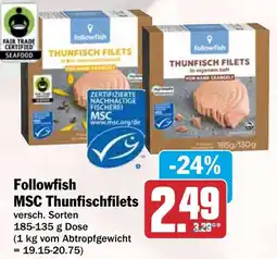 HIT Followfish MSC Thunfischfilets Angebot