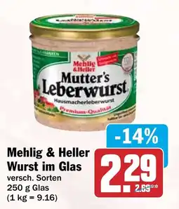 HIT Mehlig & Heller Mutter's Leberwurst Angebot