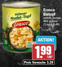 HIT Erasco Hühner Nudel-Topf Angebot