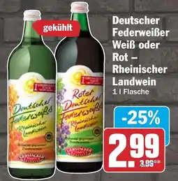 HIT Deutscher Federweißer Rheinischer Landwein Angebot