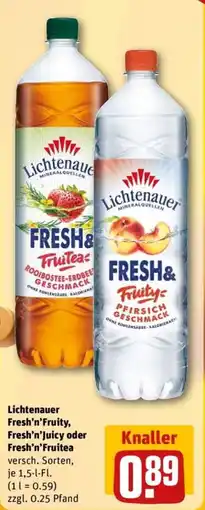 REWE Lichtenauer Fresh'n'Fruity Angebot