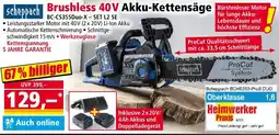 Norma scheppach Brushless 40V Akku-Kettensäge Angebot
